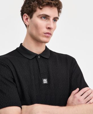 Men's Dallovo Relaxed-Fit Short-Sleeve Textured Polo Shirt