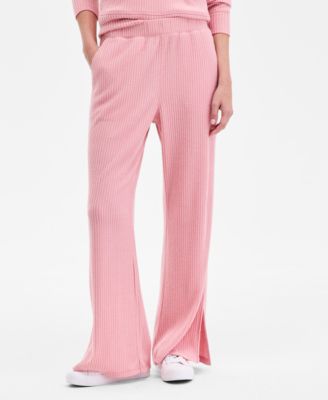 Women's Bib-Collar Ribbed Sweatshirt