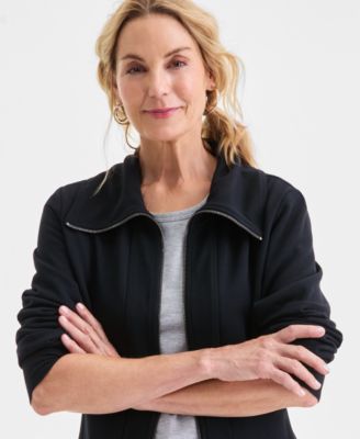 Women's Zip-Front Fleece Tunic, Exclusively at Macy's  
