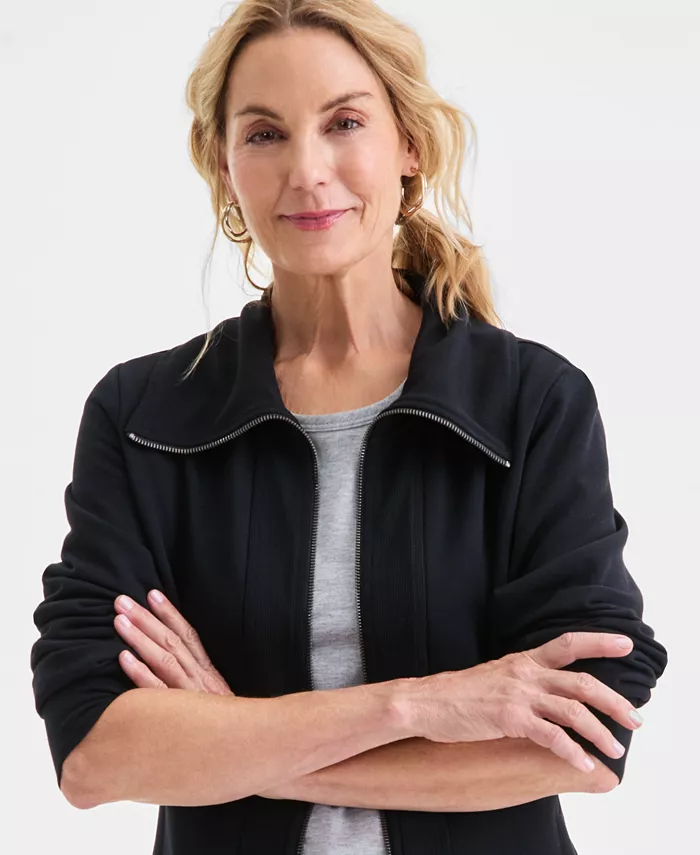Women's Zip-Front Fleece Tunic - thumbnail 10