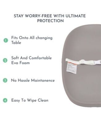 Eva Baby Changing Pad, Soft, Breathable and Waterproof, Black