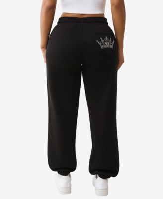 Women's Crystal Boyfriend Jogger Pants