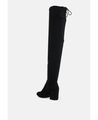 Womens Liama Minimal Drawstring Detail Knee-High