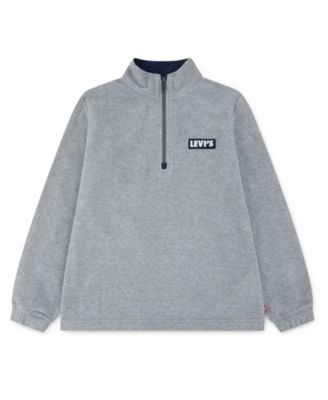 Levi's - Boys 8-20 Solid Quarter-Zip Sweatshirt