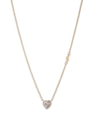 Lauren Ralph Lauren - Cubic Zirconia Heart Pendant Necklace