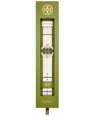 Women's Ivory Leather Band for Apple Watch, 38-45mm