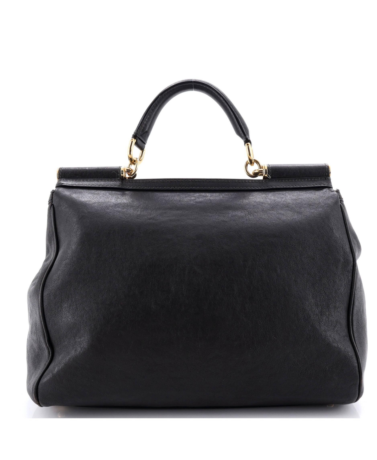 Pre-Owned Dolce & Gabbana Large Soft Miss Sicily Bag Leather