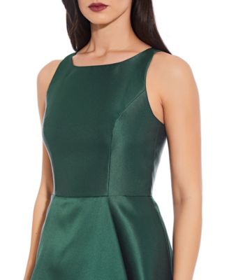 Women's High-Low Mikado Sleeveless Gown