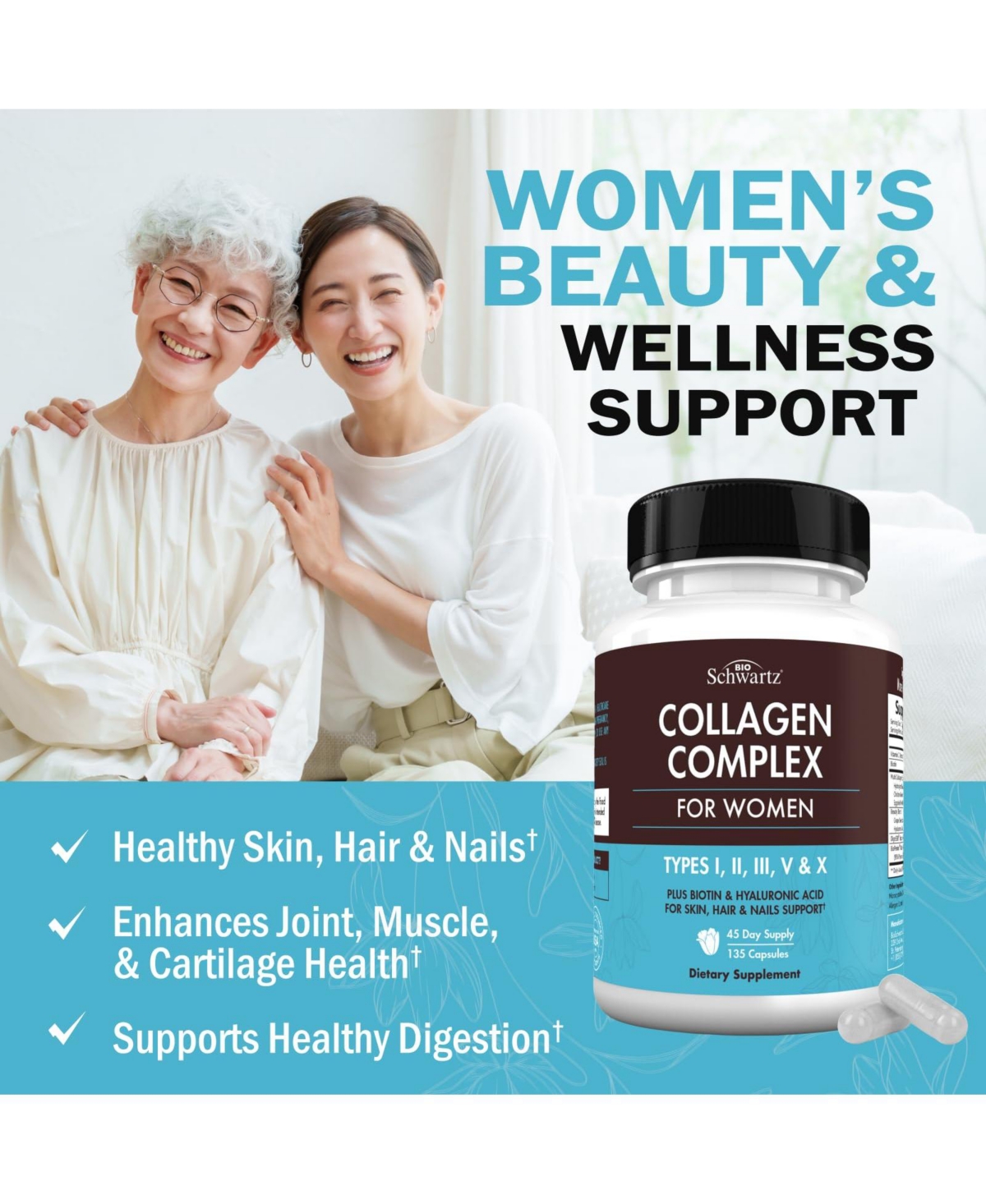 BioSchwartz Collagen Capsules, 135ct