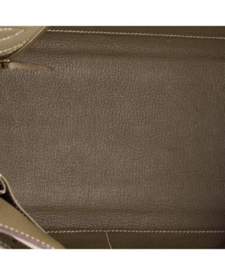 Kelly 32 Handbag Grey Togo with Gold Hardware