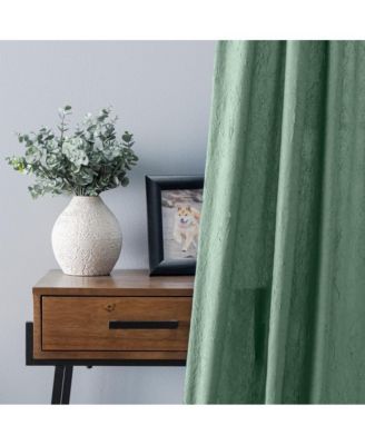 Portland Crushed Taffeta Rod Pocket Tailored Panel - 48x84", Spa