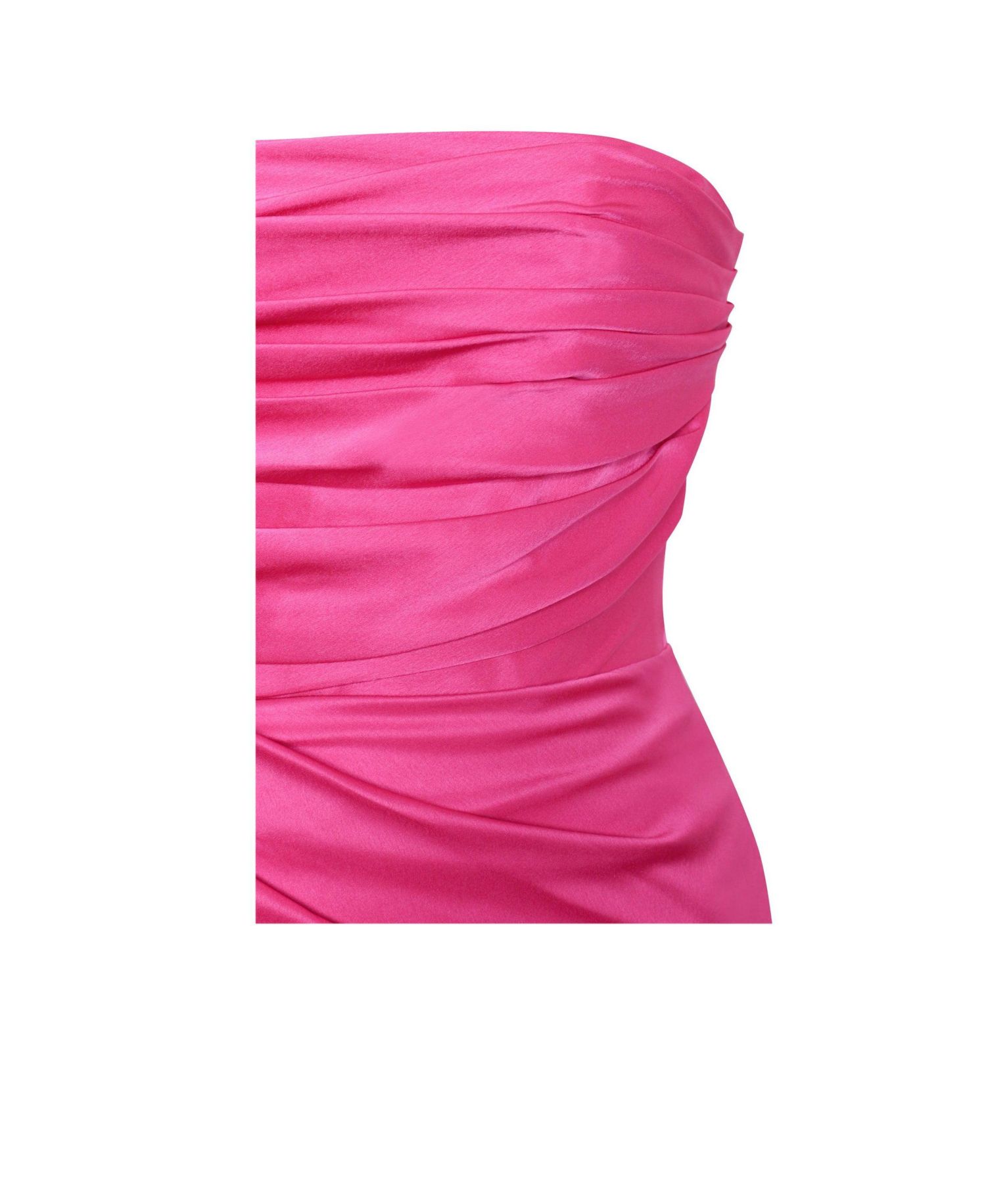 Women's Perrin Fuchsia Pink Feather Dress High Slit Gown