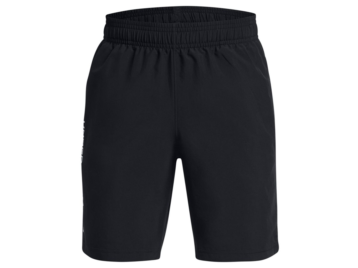 Шорты Under Armour Woven Wordmark Shorts для мальчиков, цвет: Чёрный — фото 1
