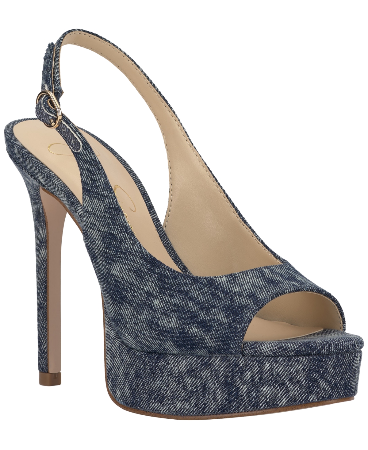Jessica Simpson Sibilla Slingback Platform Sandal In Multi