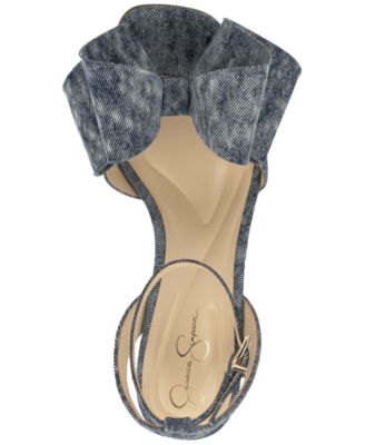 Women's Olivine Bow High-Heel Stiletto Dress Sandals