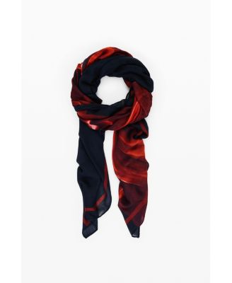 Women's Rectangular floral scarf