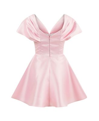 Women's Mini Dress with Waist Corset Detail