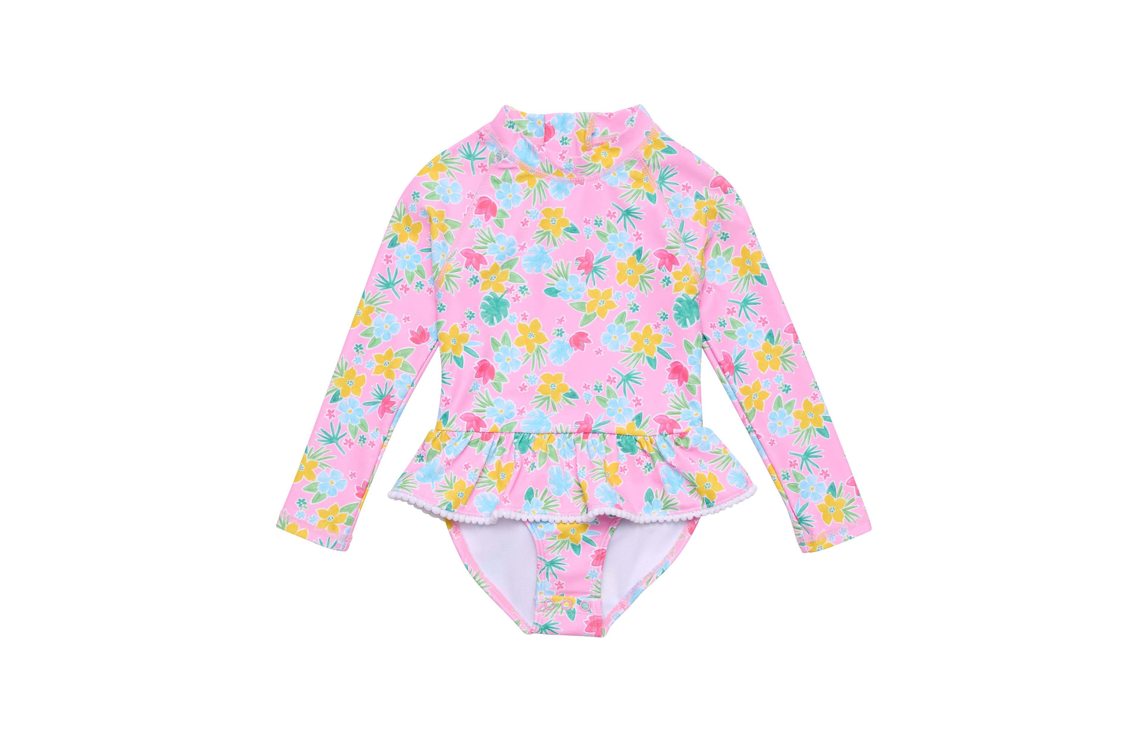 Snapper Rock Baby Girls Buttercup Bloom Skirt Surf Suit