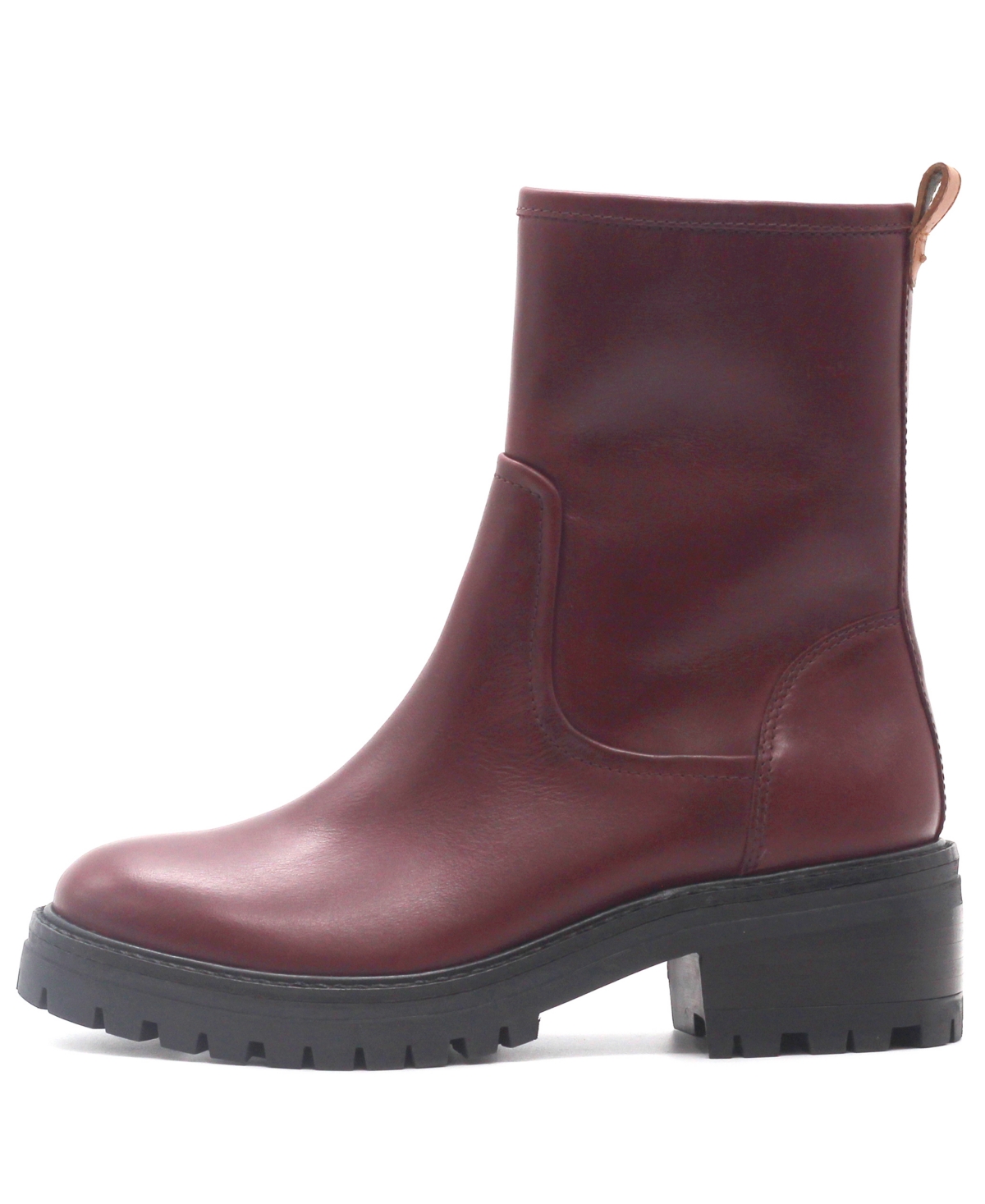 Gentle Souls Women's Bailah Pointy Toe Booties In Burgundy