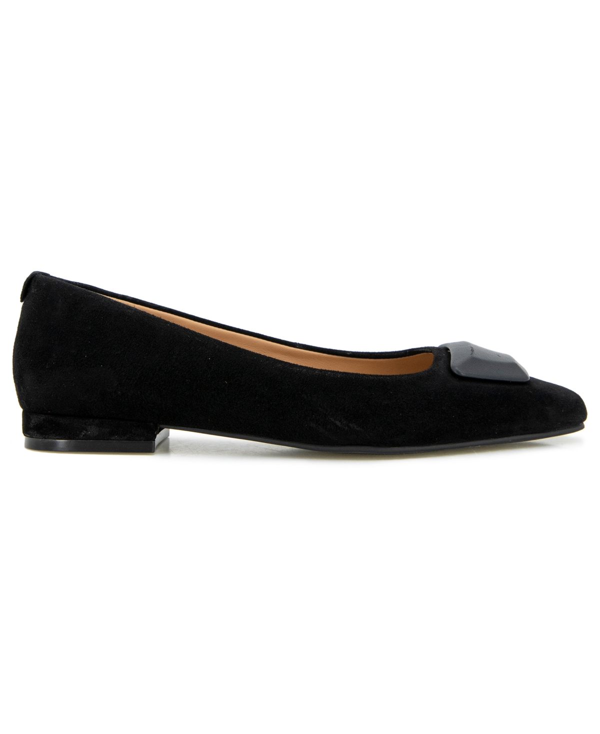 Gentle Souls Women's Hanette Square Toe Suede Flats