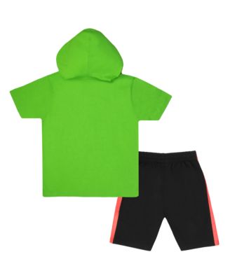 Boys Cosplay Hooded T-Shirt and Shorts Set