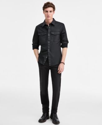 Men's Theo Snap-Front Shirt Jacket