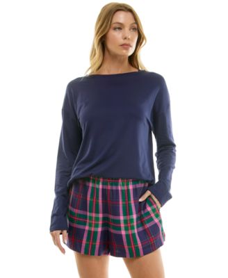 Women's Flannel Boxer Short