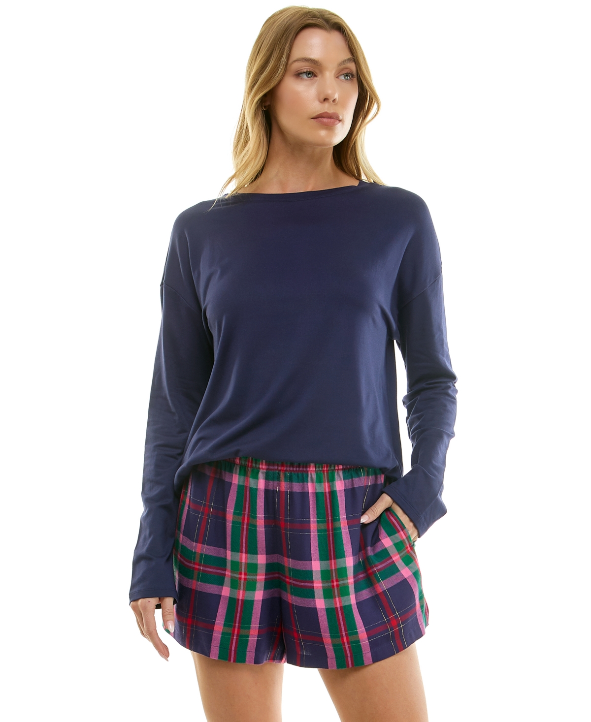 Roudelain Women's Boxer Short with Contrast Waistband