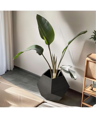 25.98 in W. Black and Brown Modern Pet Furniture Cat Carrier Sofa Side Table