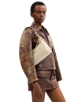 Juliet Small Shearling Shoulder Bag 25