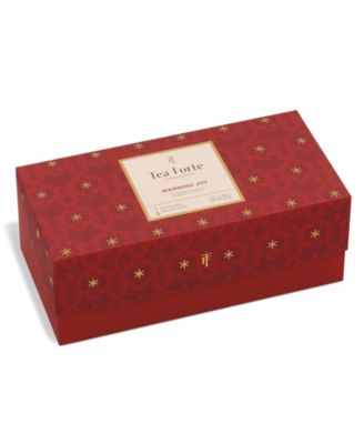 Holiday Warming Joy Bundle with 10-Pyramid Infusers, Caf&eacute; Cup and Tea Tray