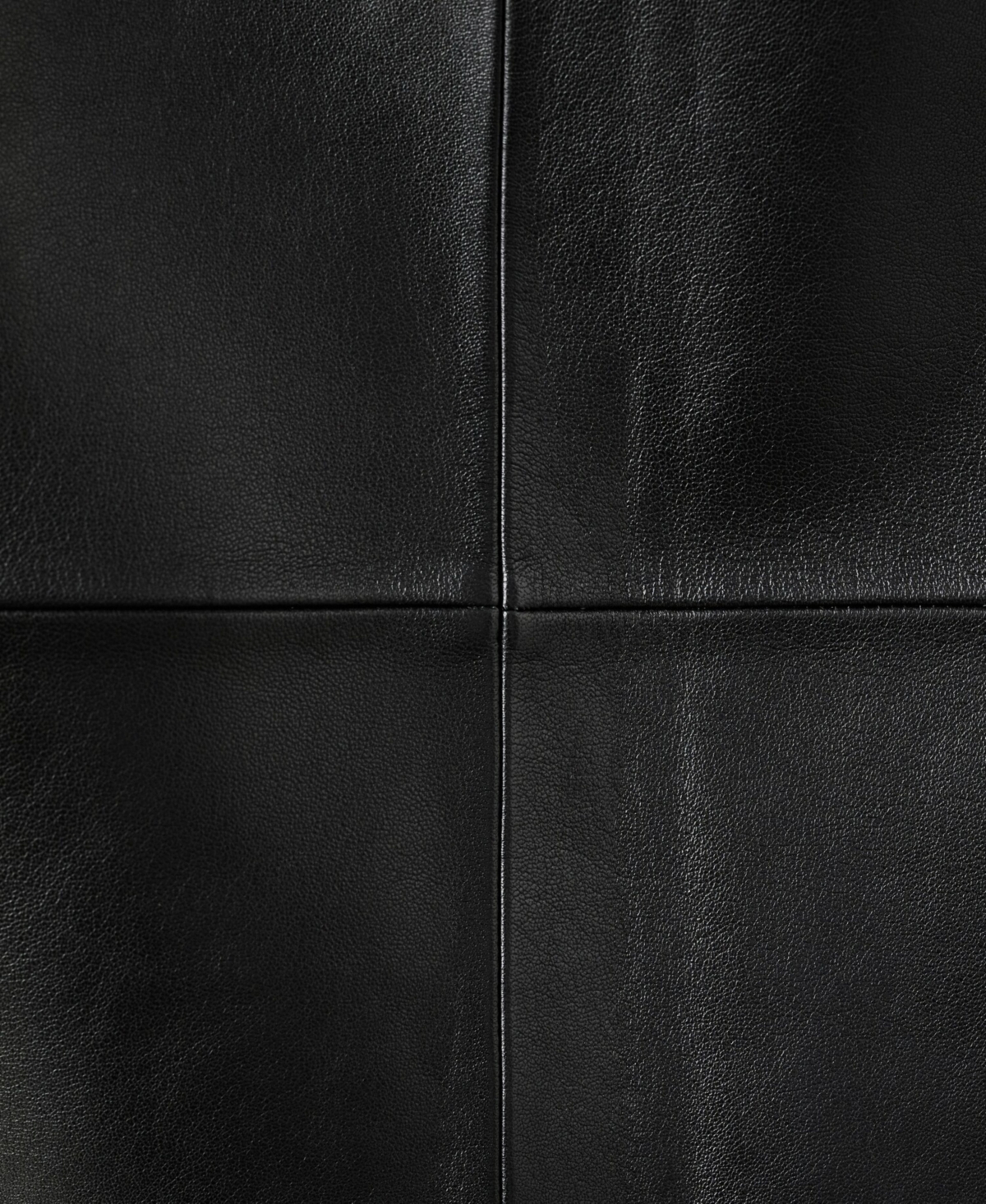 Mango X Kaia Gerber Leather Pencil Skirt In Black