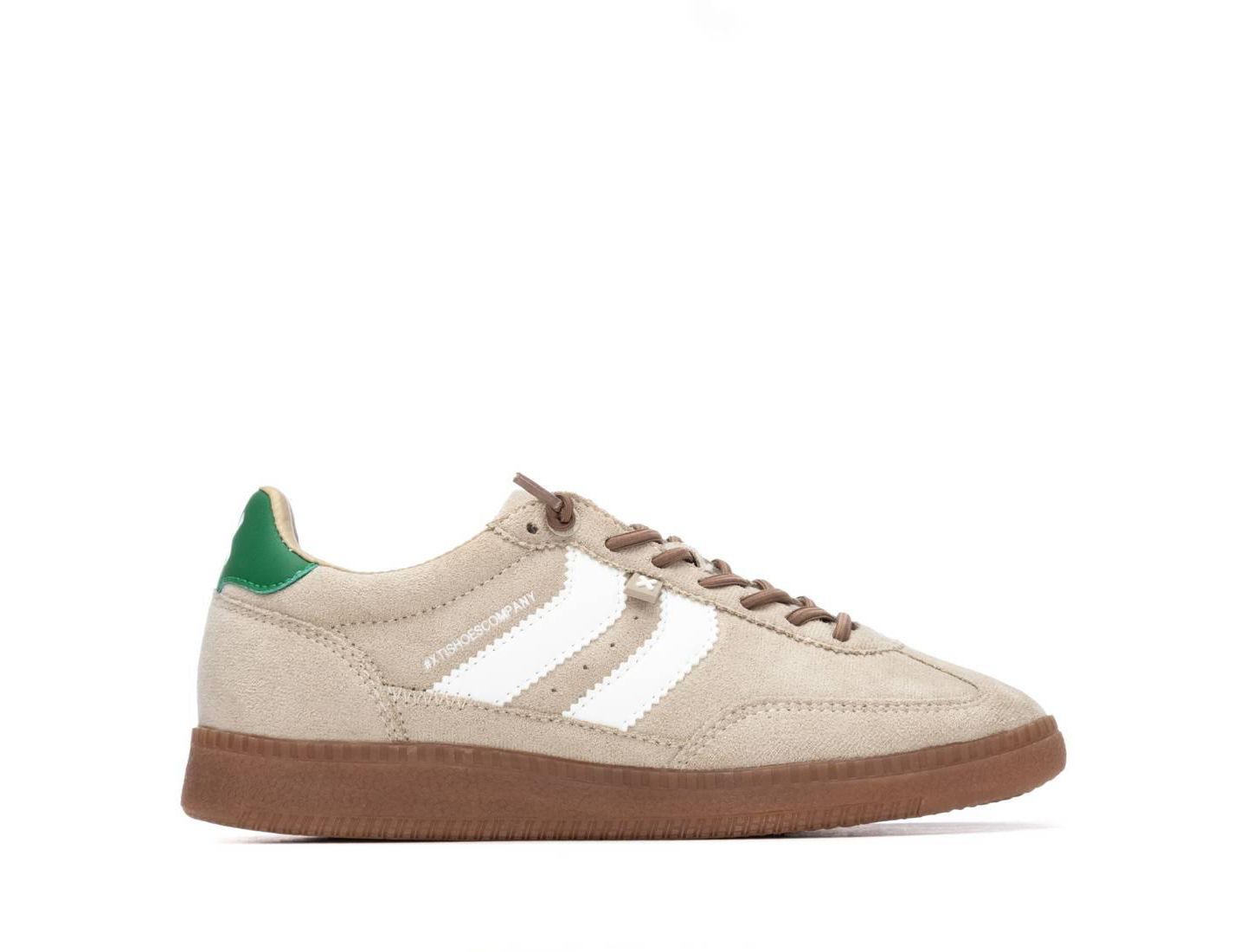 Женские кроссовки XTI Suede Casual, цвет: Бежевый — фото 1