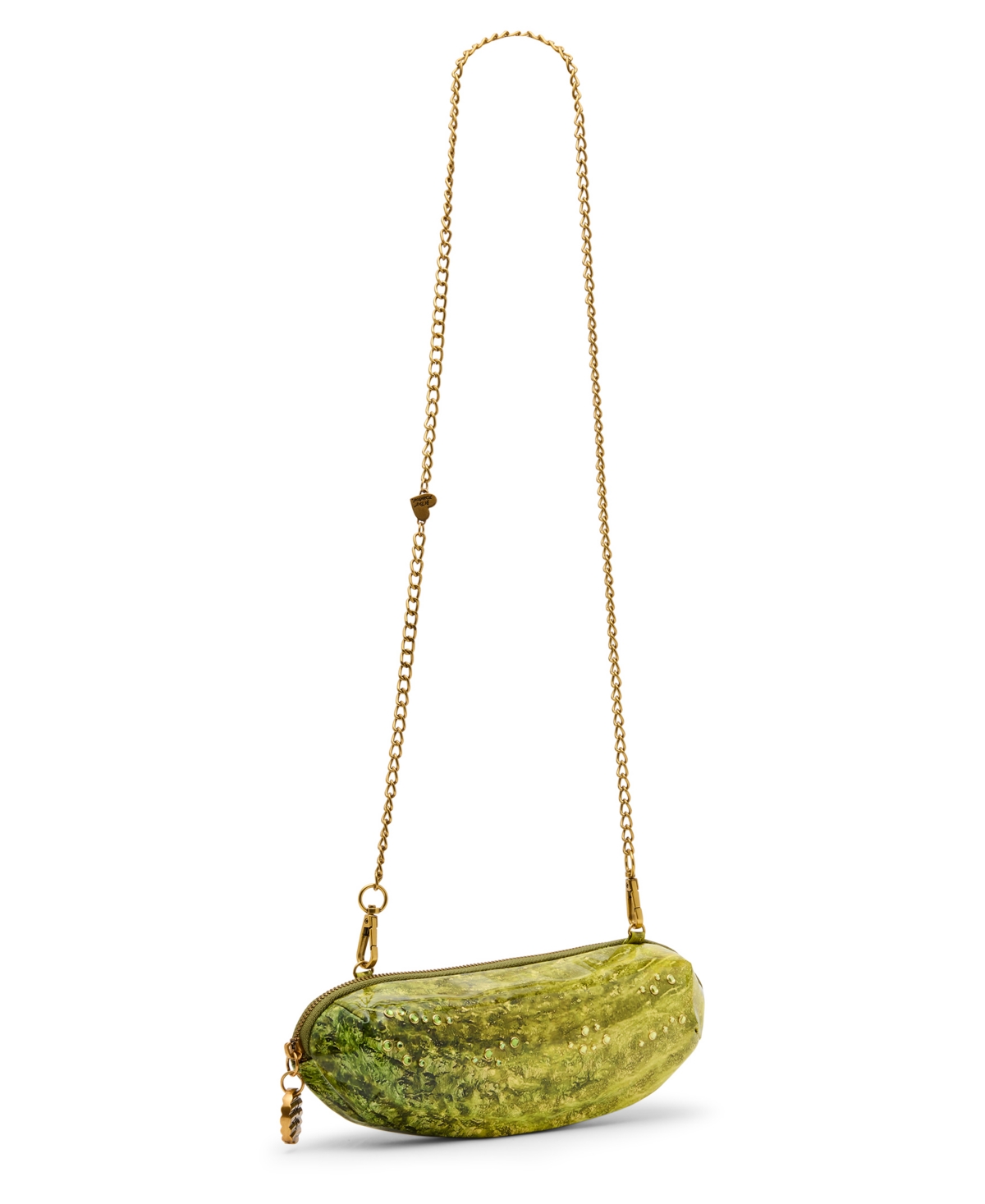 Betsey Johnson A Big Dill Small Crossbody Bag In Green