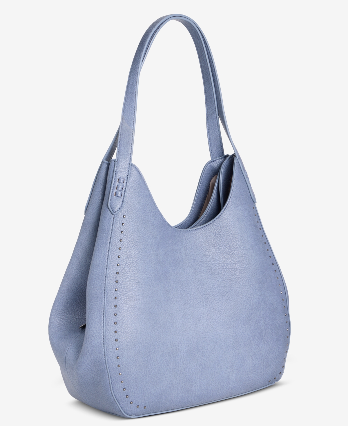 Style & Co Medium Studded Four Poster Tote Bag, Macy's Exclusive In Gray