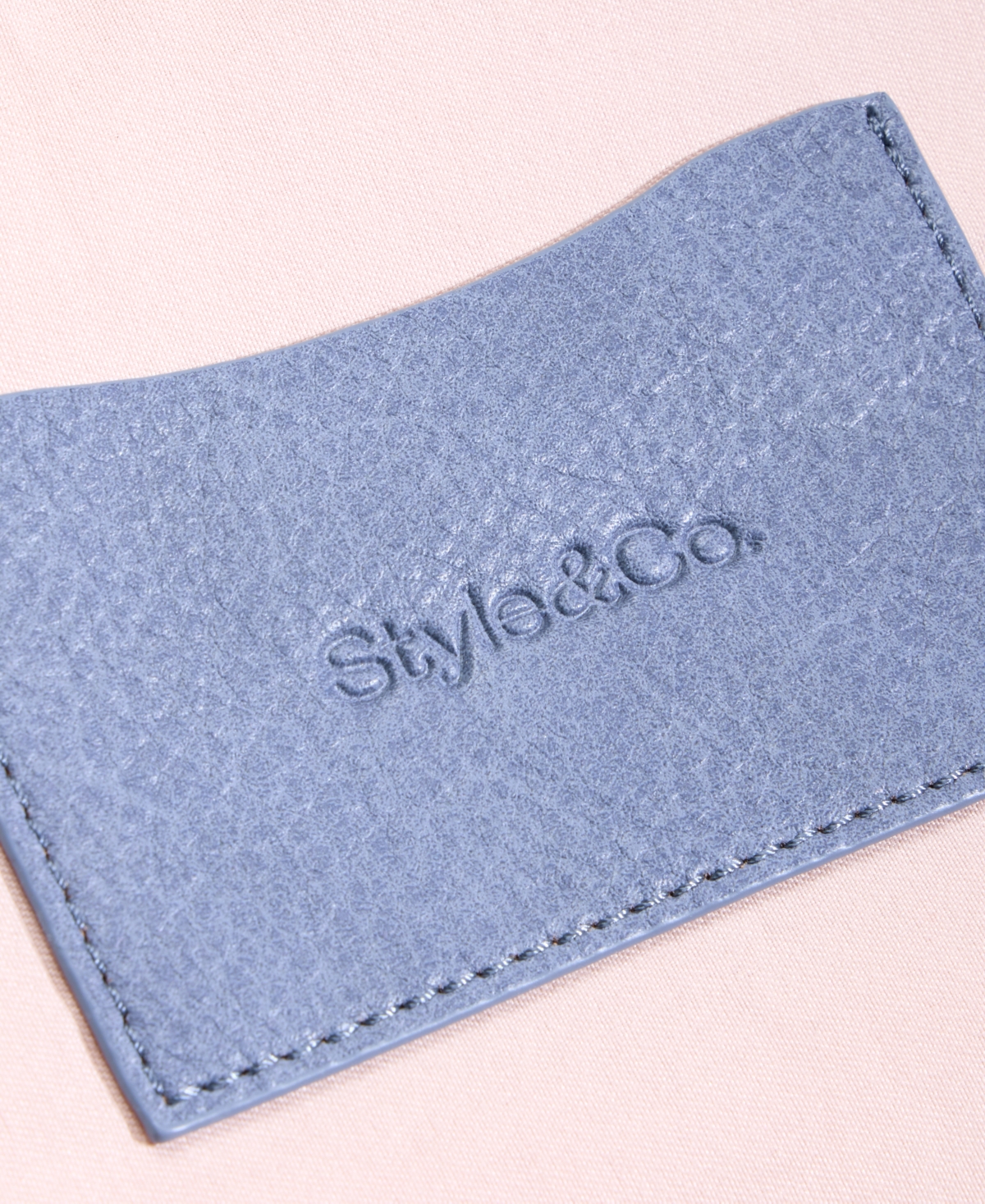 Style & Co Small Studded Dip Crossbody Bag, Macy's Exclusive In Blue