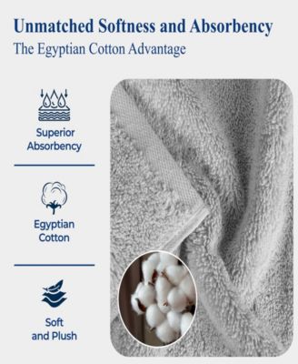 Egyptian Cotton Bath Towel, Set of 4