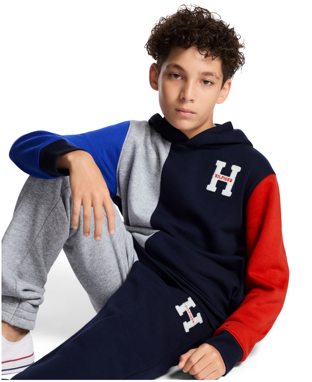 Tommy Hilfiger Boys 8-20 Color Blocked Hoodie