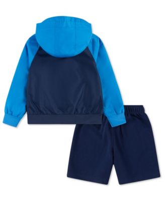 Boys' Toddler 2T-4T Windrunner Long-Sleeve Jacket and Shorts, 2-Piece Set