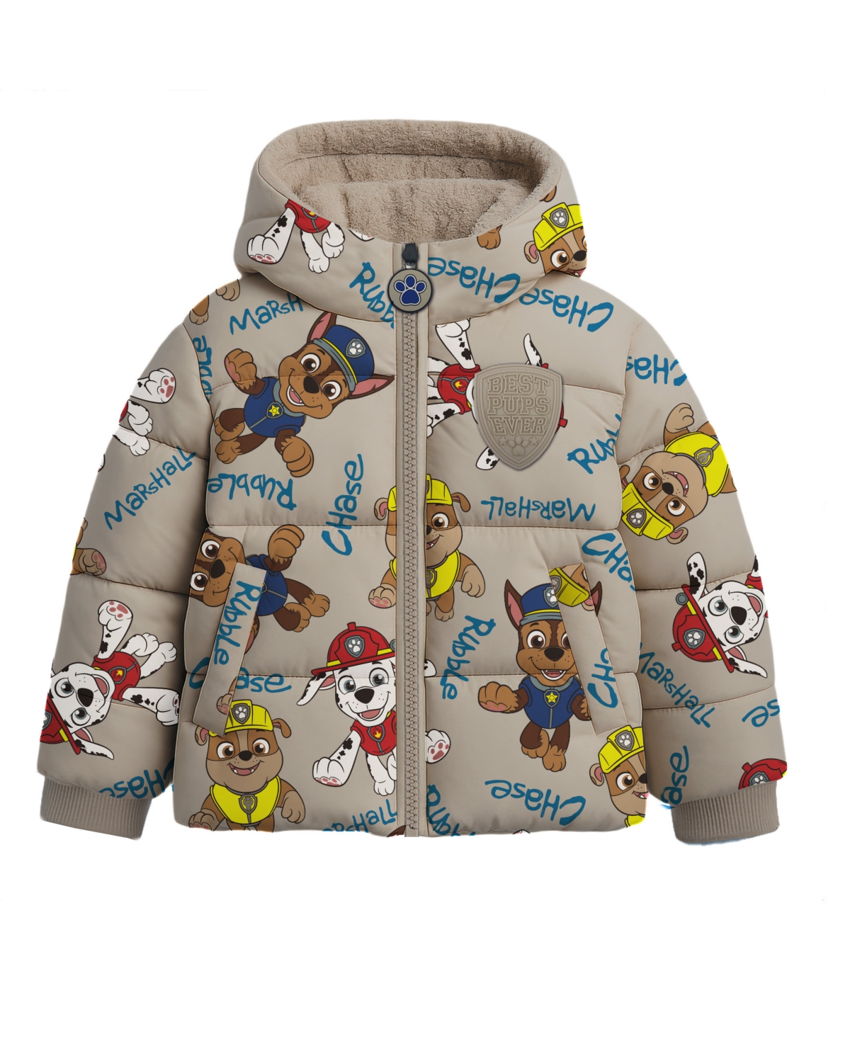 Paw Patrol Boys 2T-7 Printed Puffer Jacket