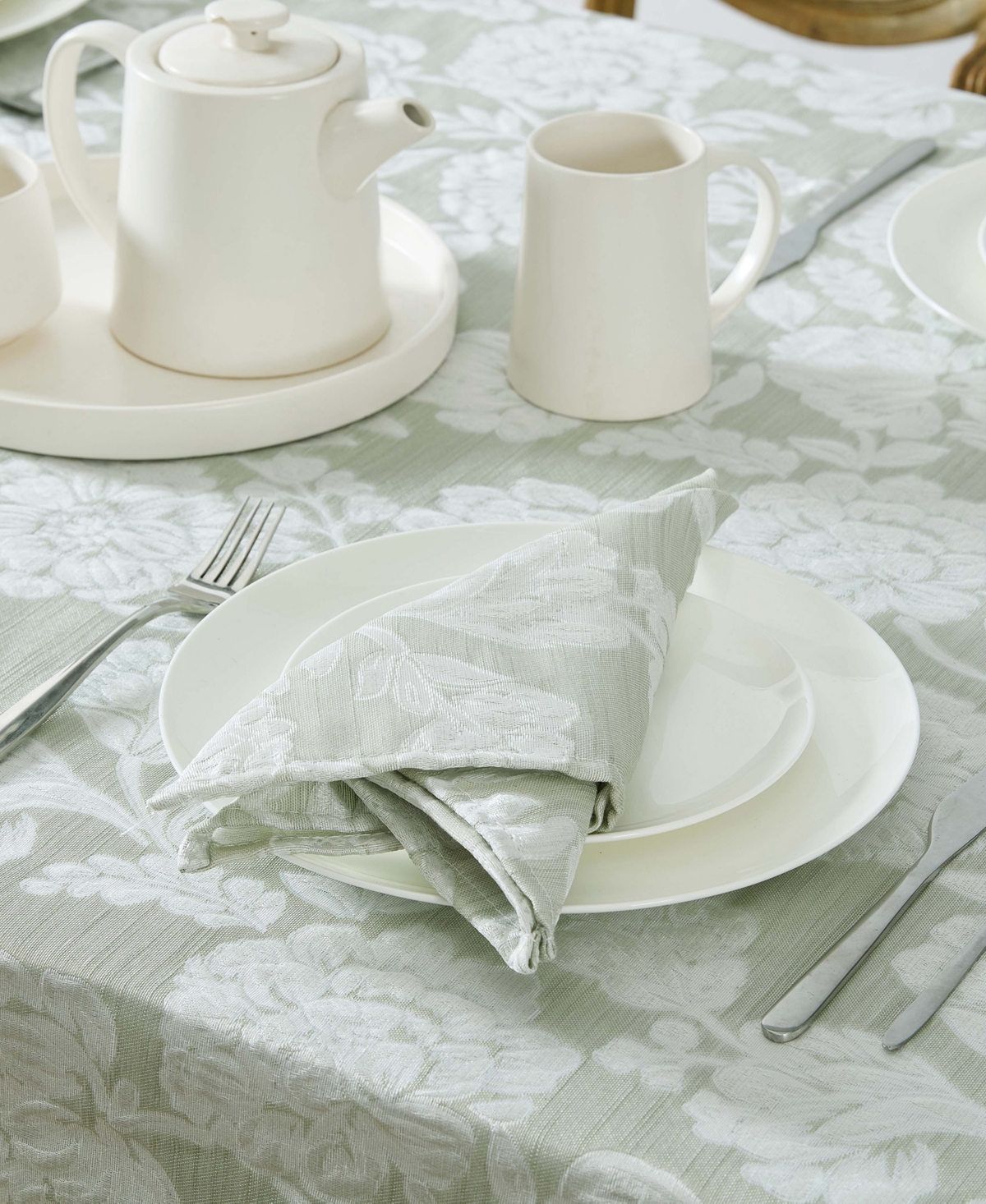 Laura Ashley Annaleigh Jacquard 6-Pc. Napkin Set, 18 x