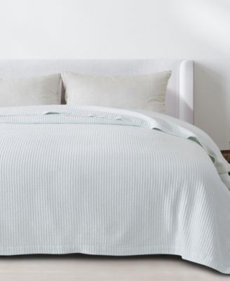 Waffle Weave Textured Cotton Blanket