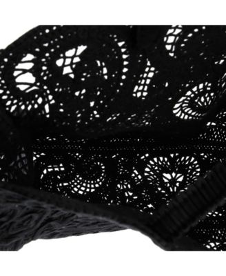 Large Beatrice Tote Bag Crochet Lace Jacquard