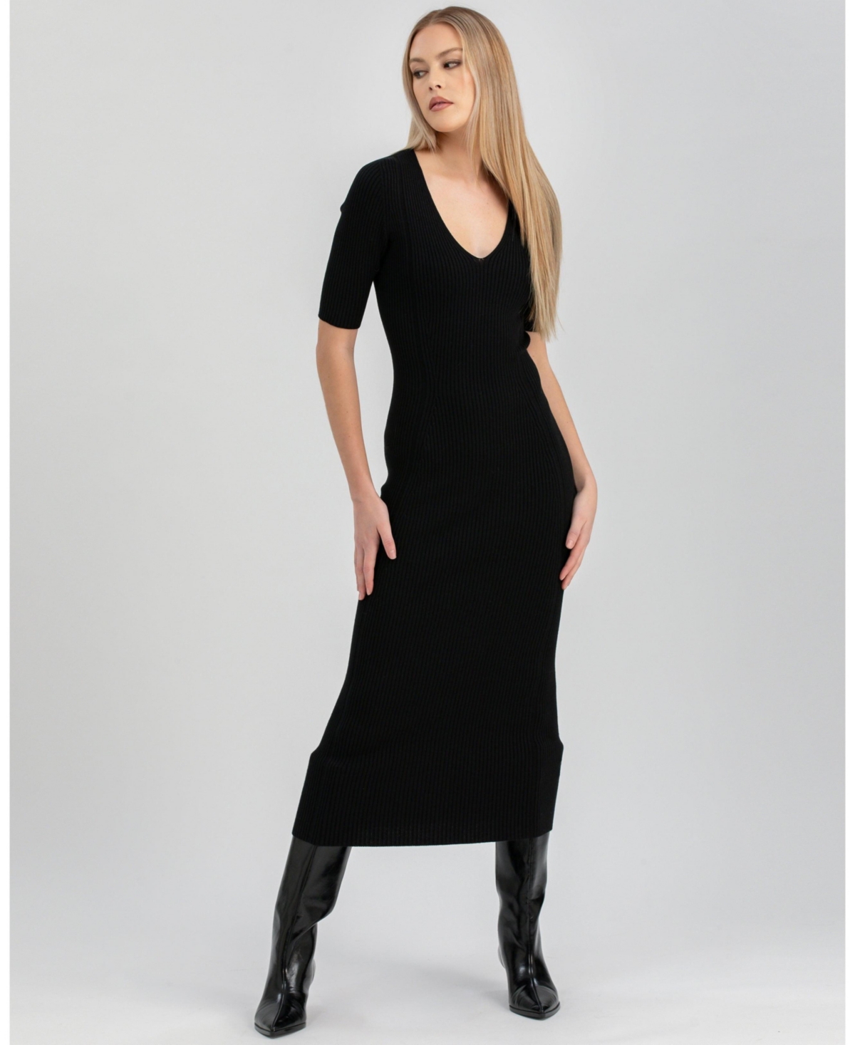 Pietro Brunelli Milano Women's V-Neck Carlotta Maxi Dress