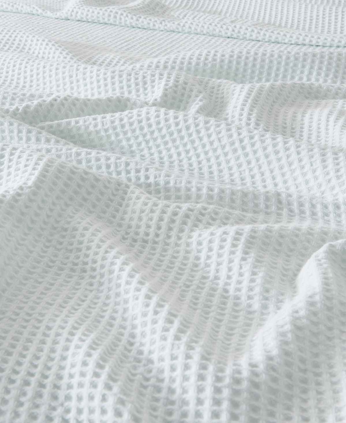 Linery & Co Waffle Weave Textured Cotton Blanket