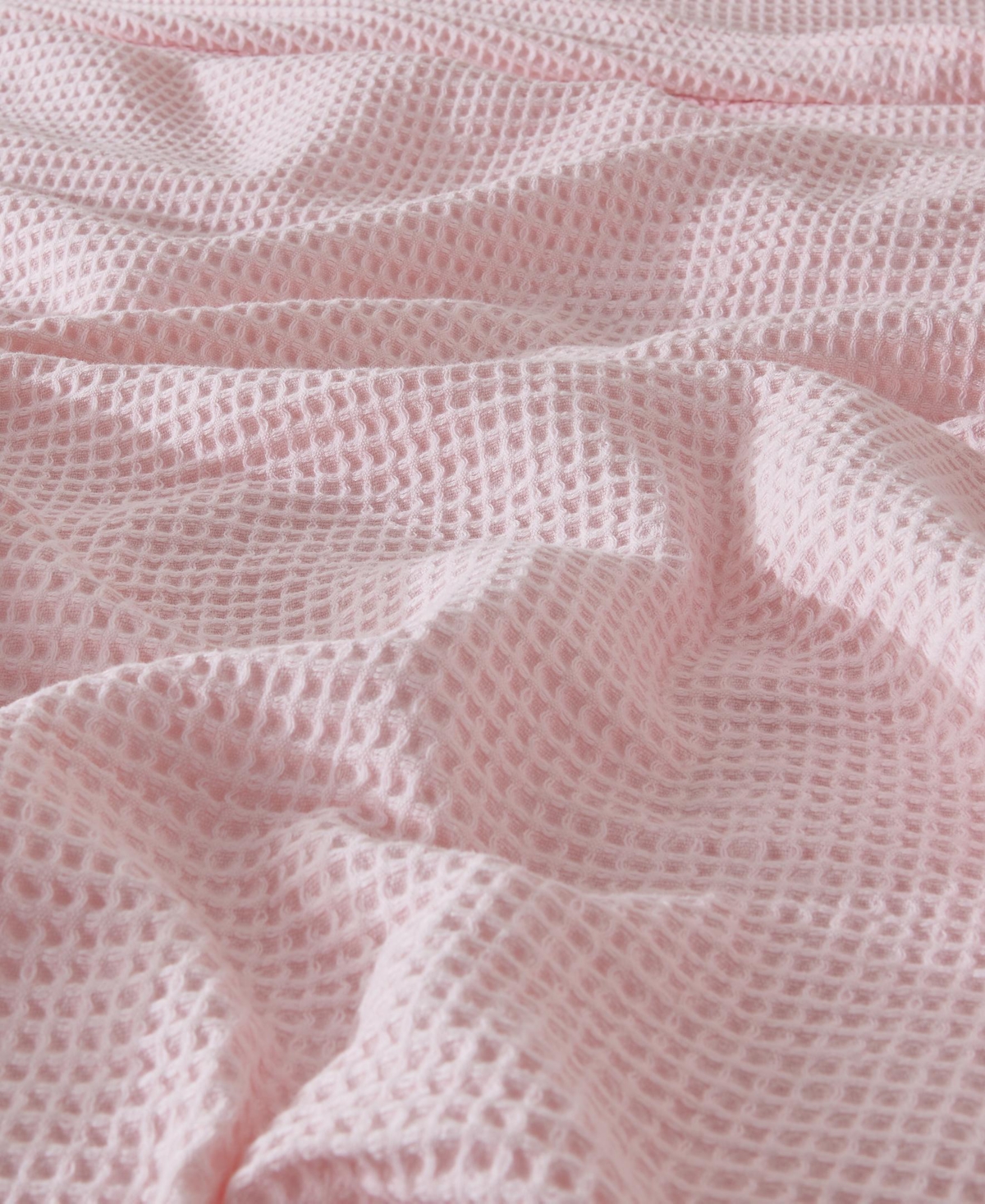 Linery & Co. Waffle Weave Textured Cotton Blanket
