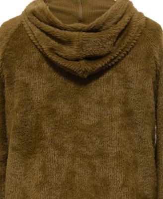 Plus Size Cozy Rib Long Sleeve Hoodie Top