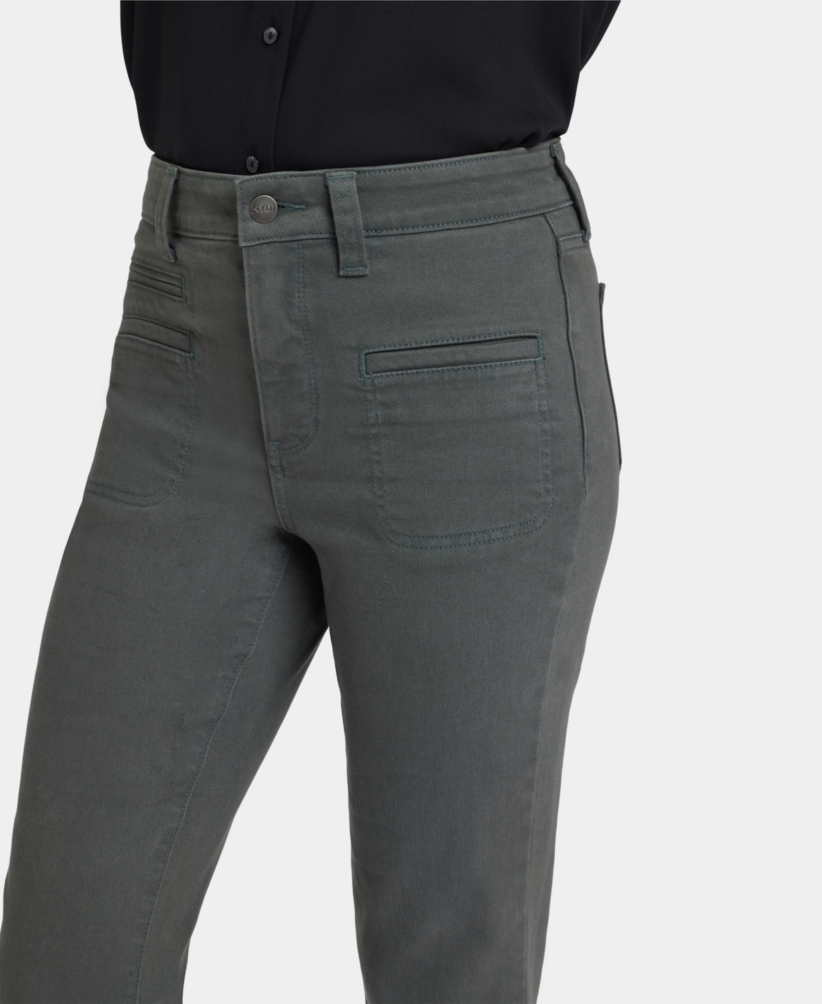 Nydj Petite Marilyn Straight Utility Jeans