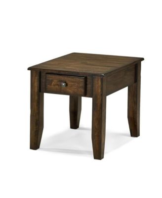 22"" x 28"" End Table in Raisin