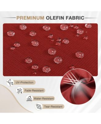 Outdoor Lounger Cushion 41.7''Lx22''Wx3''H Chair Seat Cushion - Set of 2